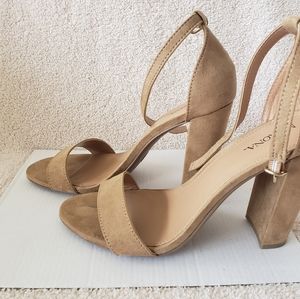 Beige Sandals by Merona, Size 6.5